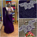 Buy NEW DESIGNER PARTY WEAR "LEHENGA SAREE" WITH STICH BLOUSE WITH EMBROIDERY WORK