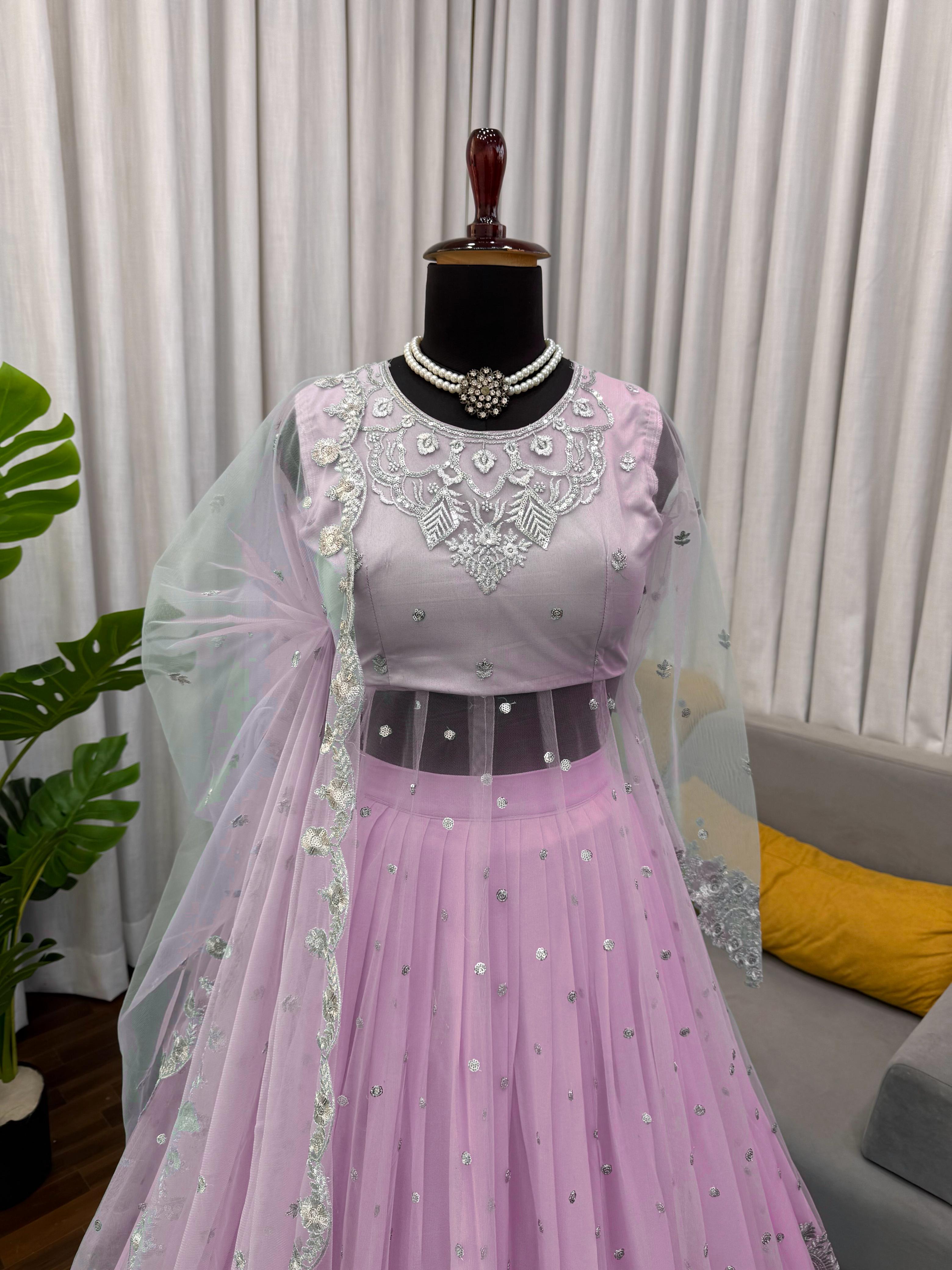 Try This "Gown-Lehenga" Effortless Charm With Our Exclusive 3-Piece Set – Crafted For Comfort, Stitched With Grace