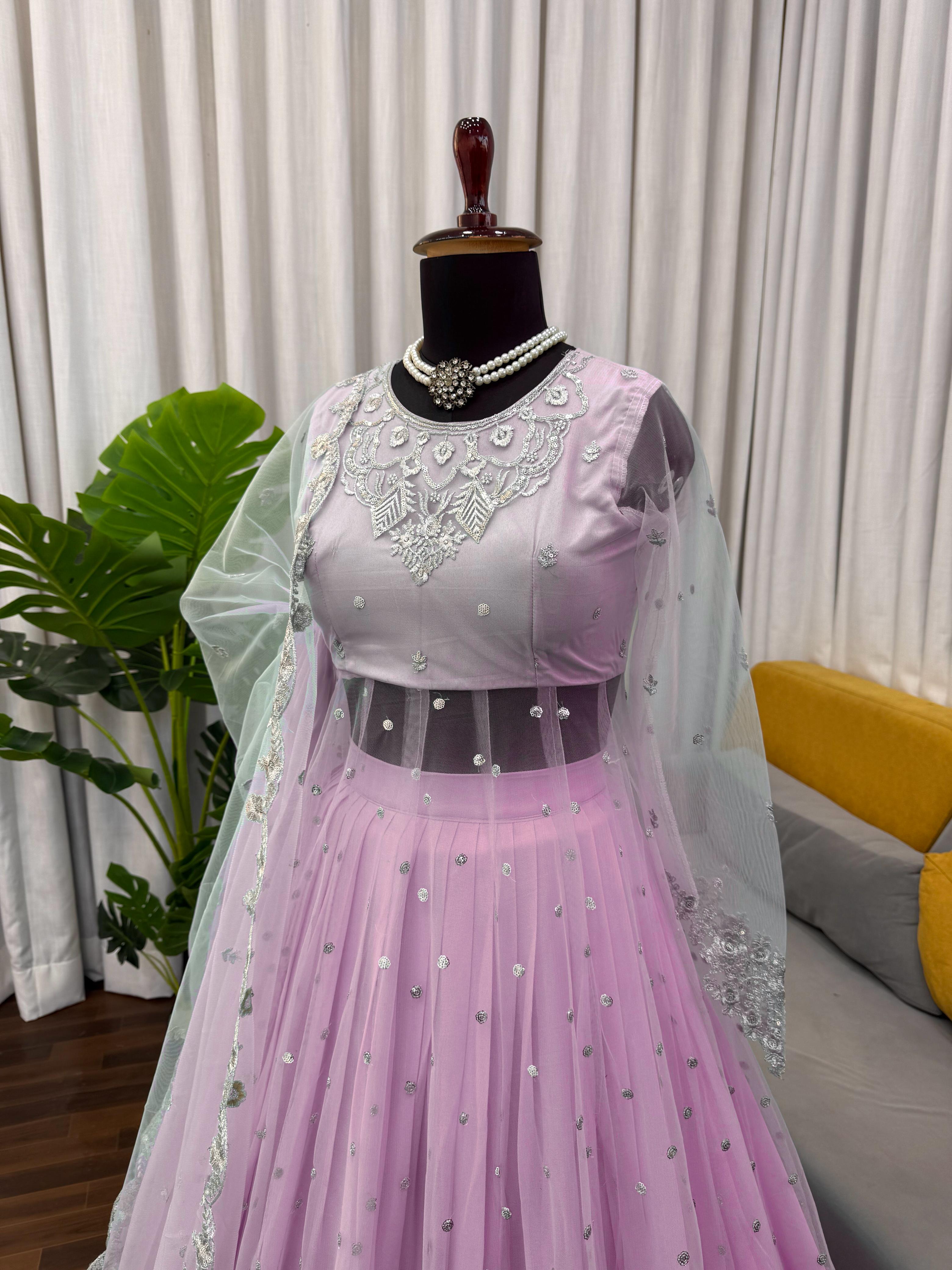 Try This "Gown-Lehenga" Effortless Charm With Our Exclusive 3-Piece Set – Crafted For Comfort, Stitched With Grace