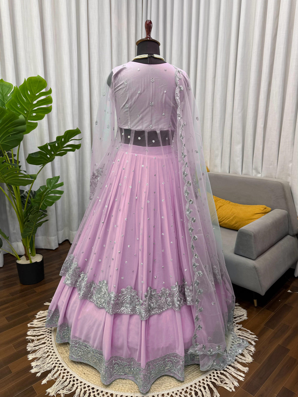 Try This "Gown-Lehenga" Effortless Charm With Our Exclusive 3-Piece Set – Crafted For Comfort, Stitched With Grace