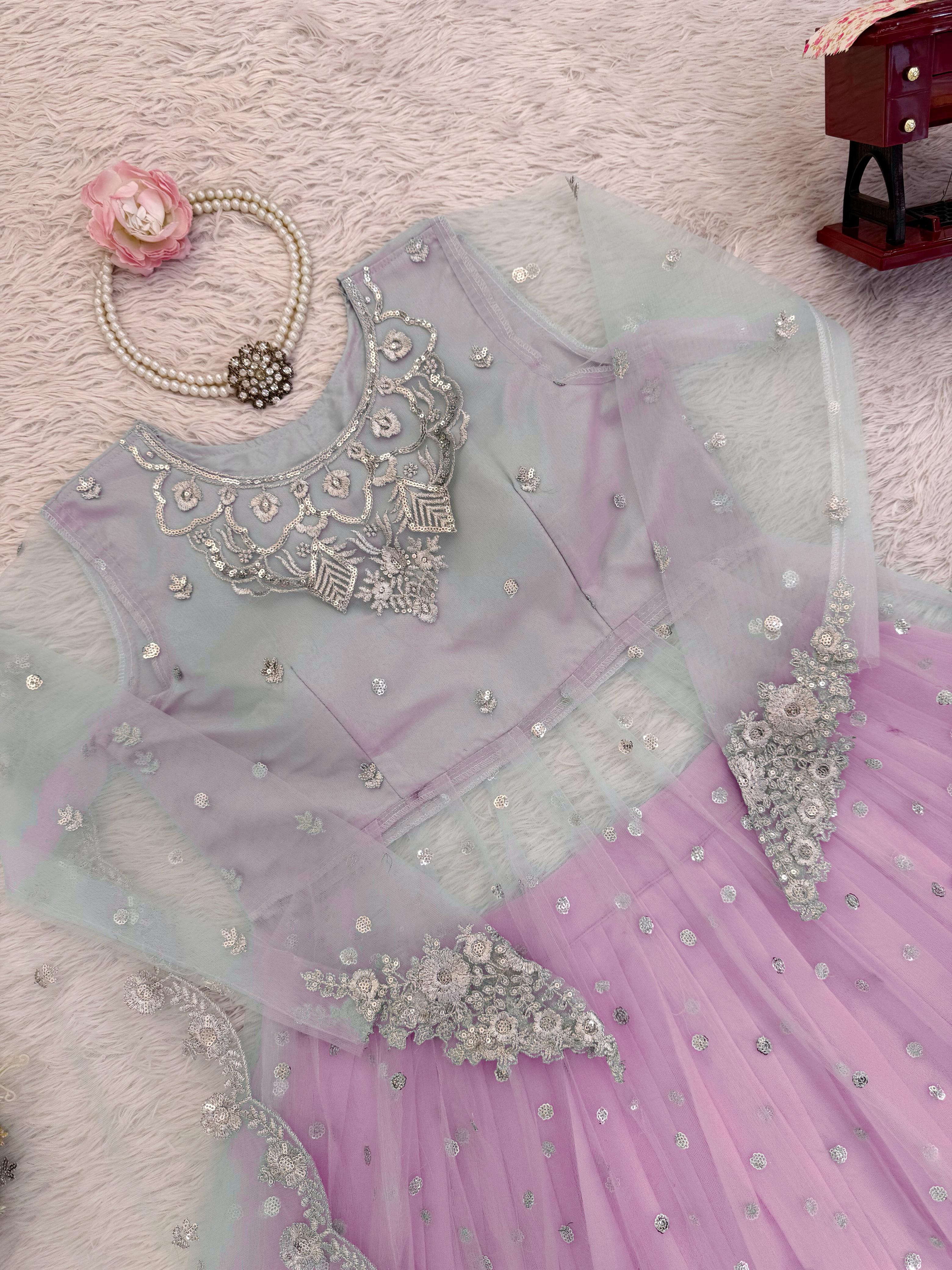 Try This "Gown-Lehenga" Effortless Charm With Our Exclusive 3-Piece Set – Crafted For Comfort, Stitched With Grace