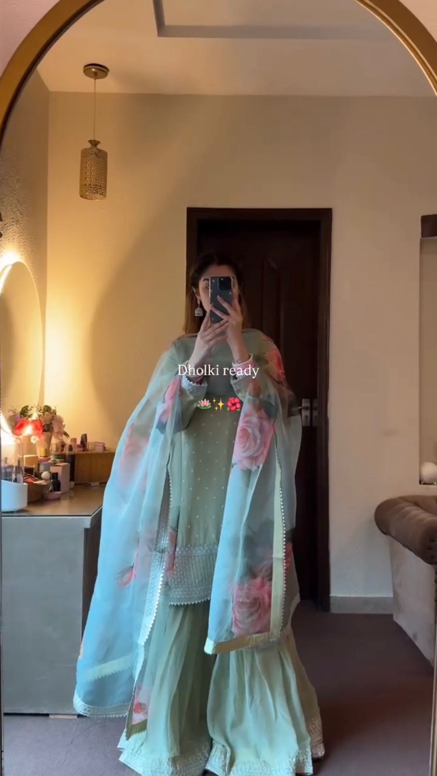 Designer Sharara Set Crafted In Classy Tones With Premium Fabric & Detailing
