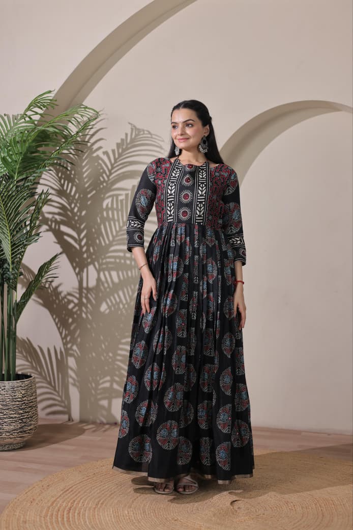 Beautifully Flared Gown Designed For Effortless Elegance