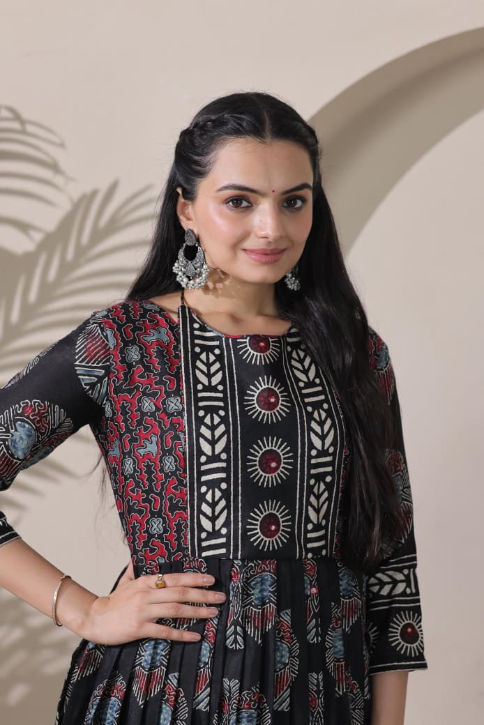 Beautifully Flared Gown Designed For Effortless Elegance