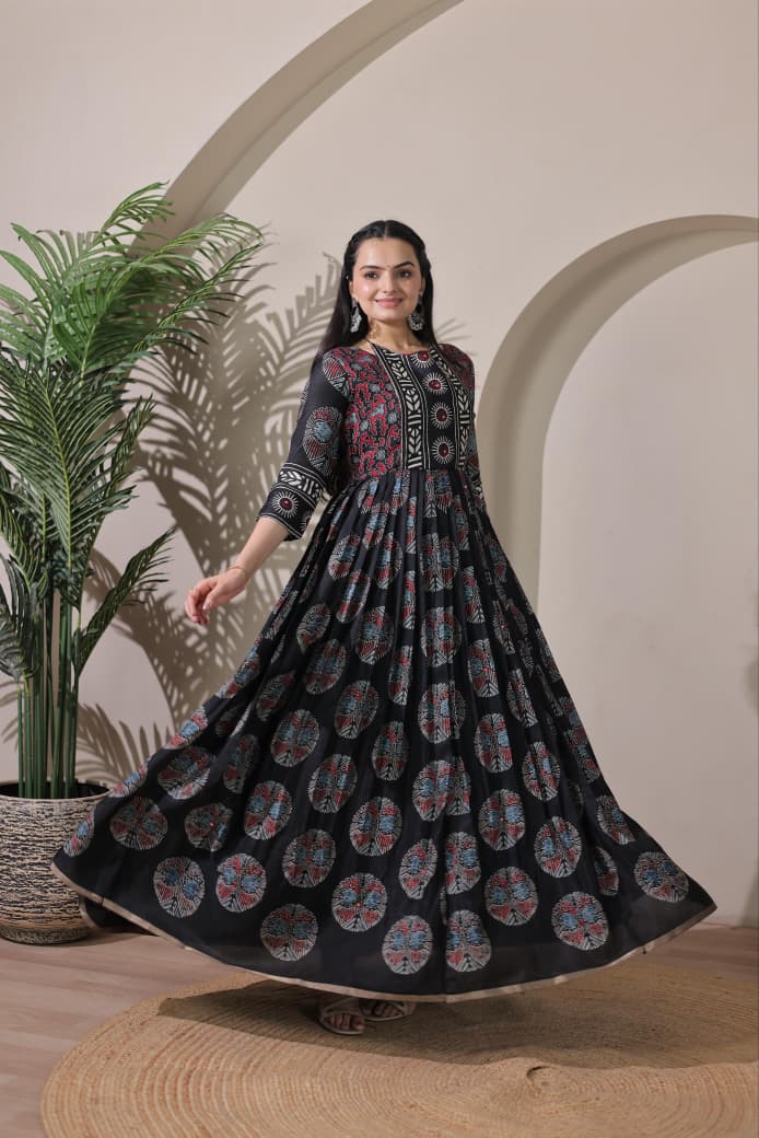 Beautifully Flared Gown Designed For Effortless Elegance