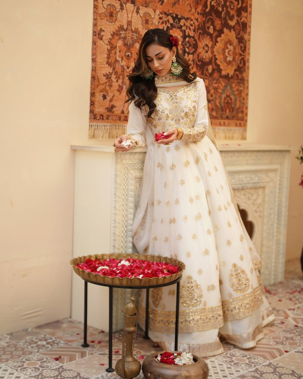✨ Designer Gown with Lehngha Set - 🎀 Crafted in Classy Tones with Premium Fabric & Detailing ✨