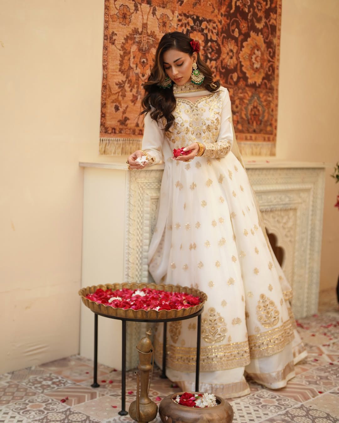 ✨ Designer Gown with Lehngha Set - 🎀 Crafted in Classy Tones with Premium Fabric & Detailing ✨