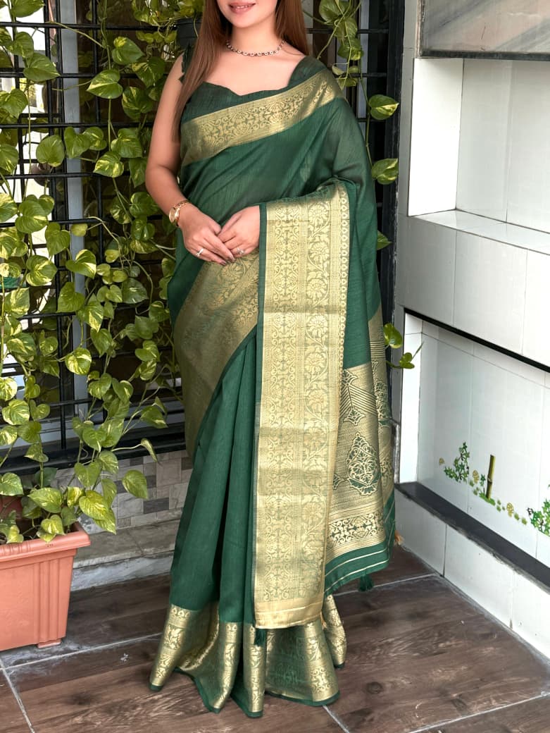 Assam silk Sari
