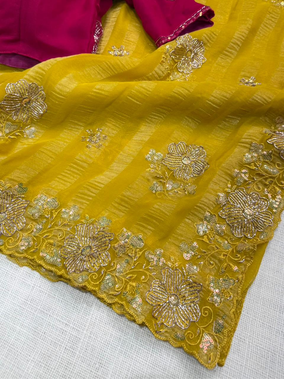 ethereal vibrant color's sarees,