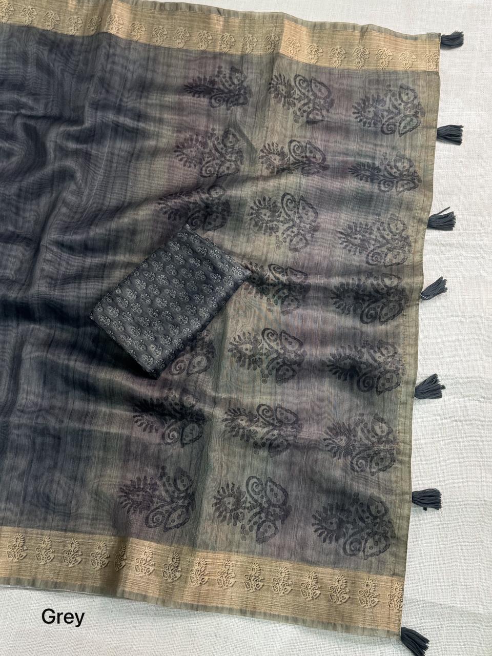 Designer print in saree