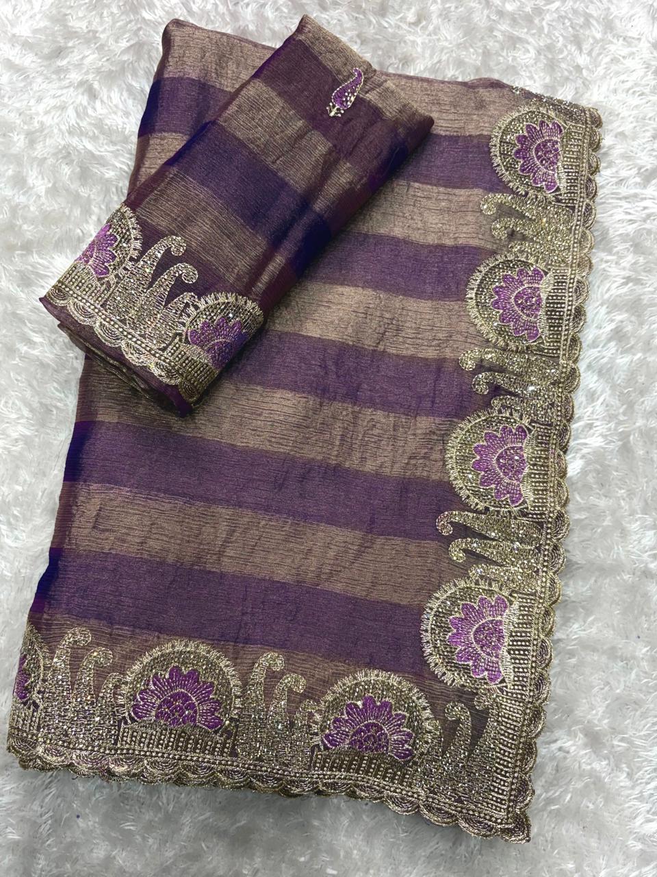 This fandy chiffon saree,