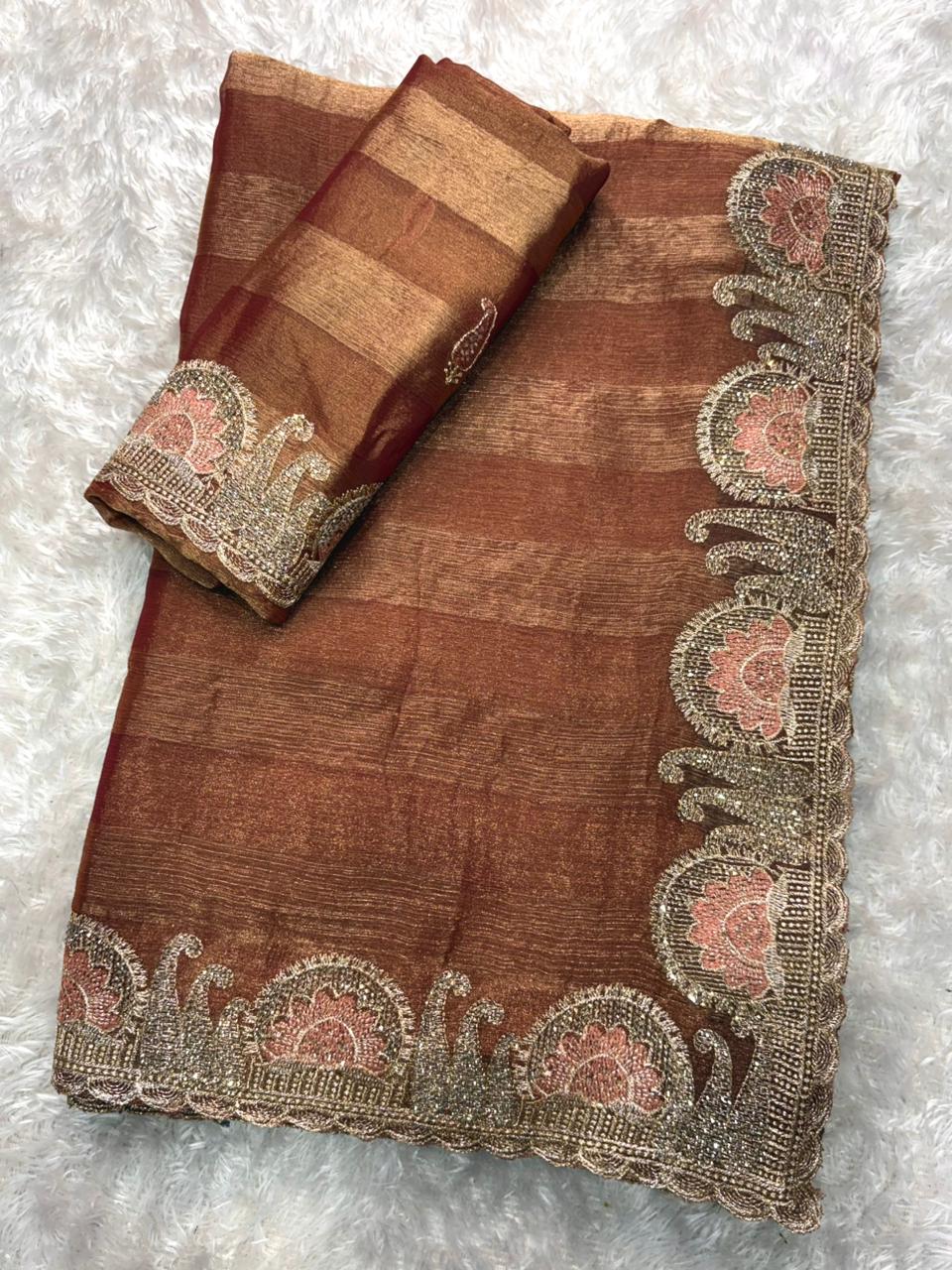 This fandy chiffon saree,