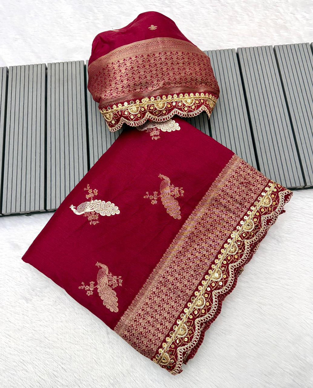 kanchi borders meets the tradition saree