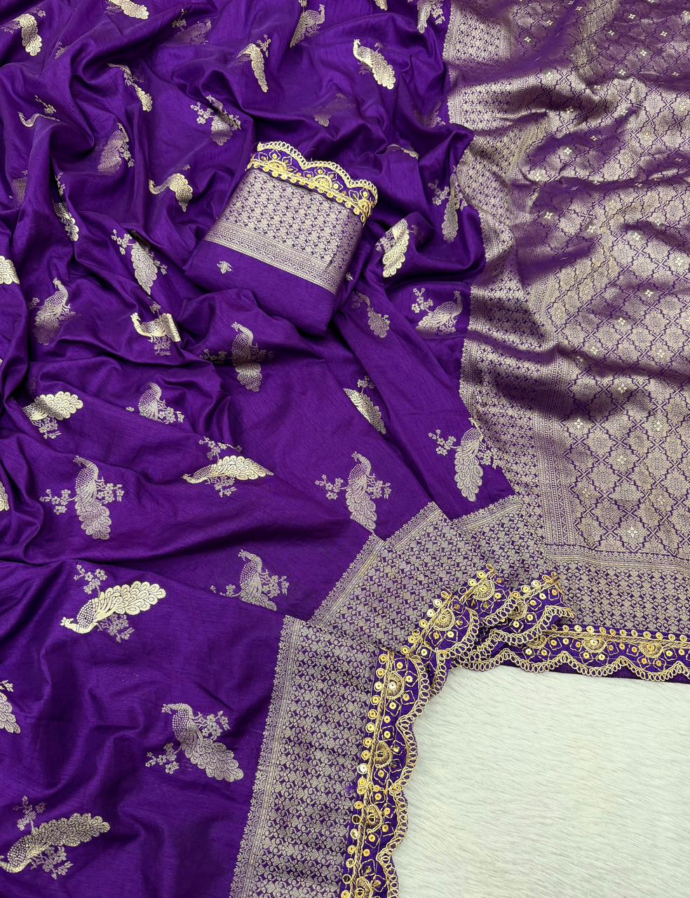 kanchi borders meets the tradition saree