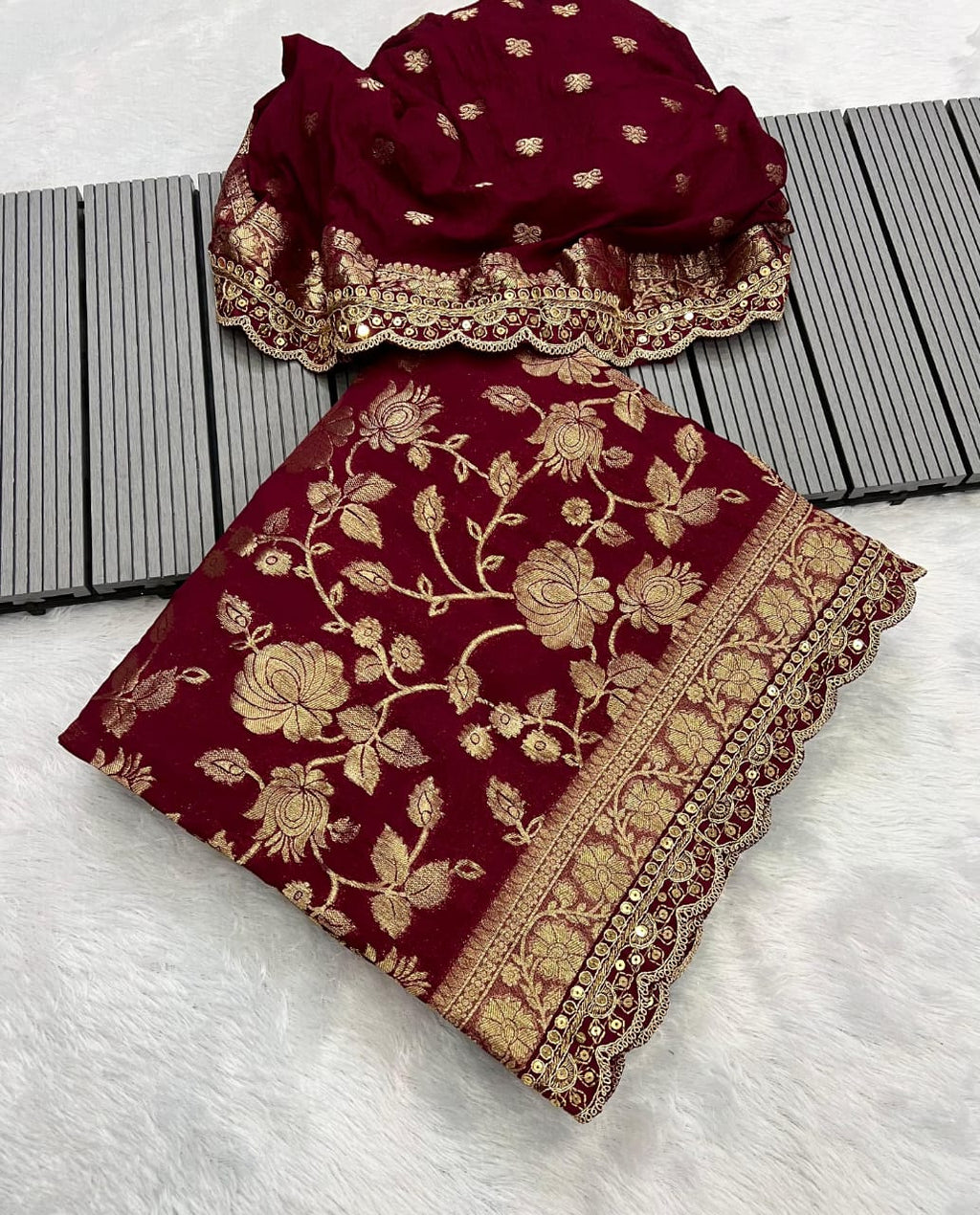 kanchi borders meets the tradition saree