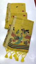 Weaving design all over the saree