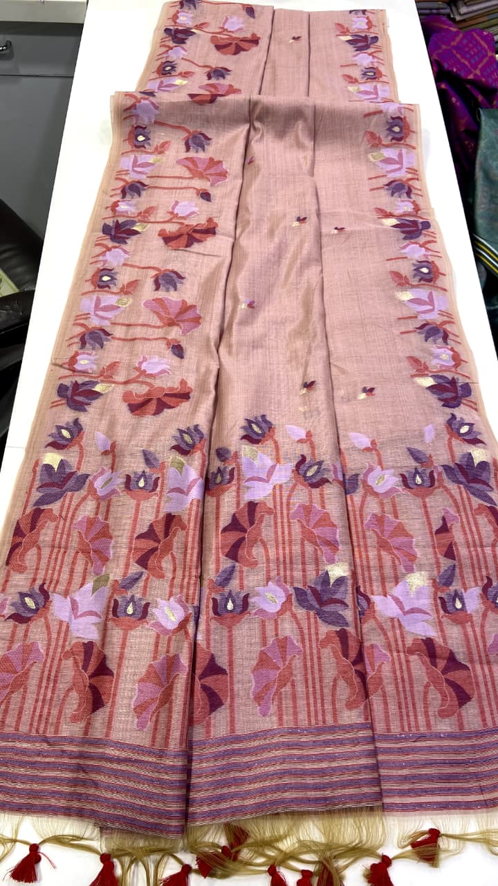 Muga Cotton Saree 🌸