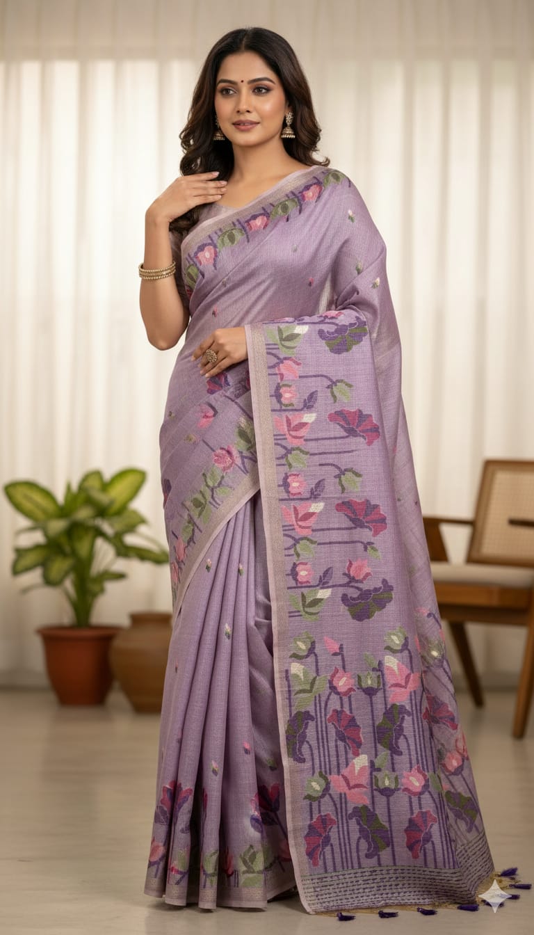 Muga Cotton Saree 🌸