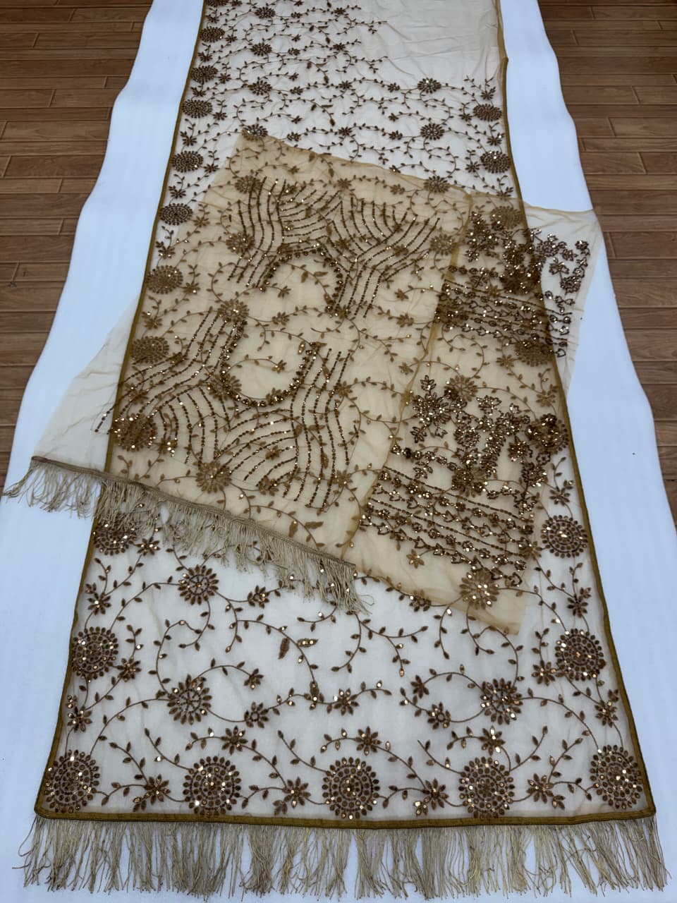 Full Saree of Heavy Quality Butterfly Net
