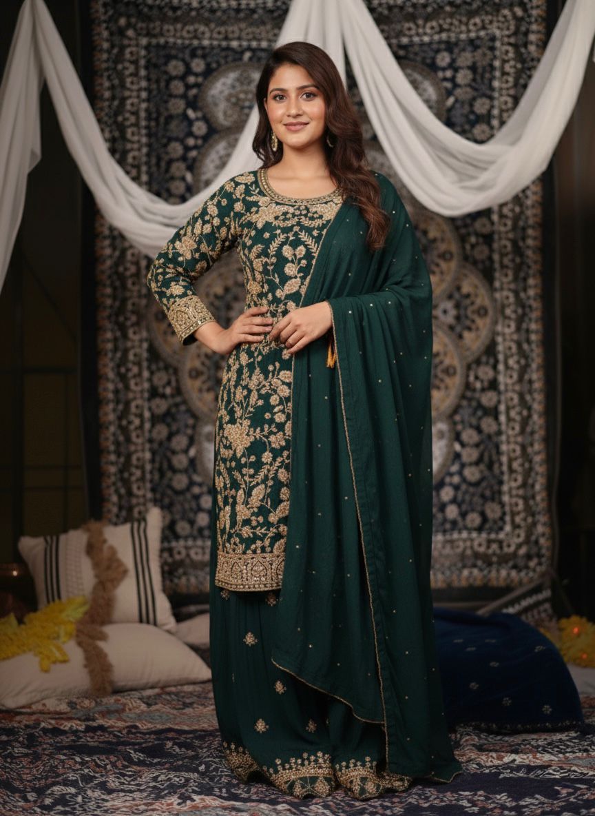 Bollywood Pakistani Style Kurti Plazzo