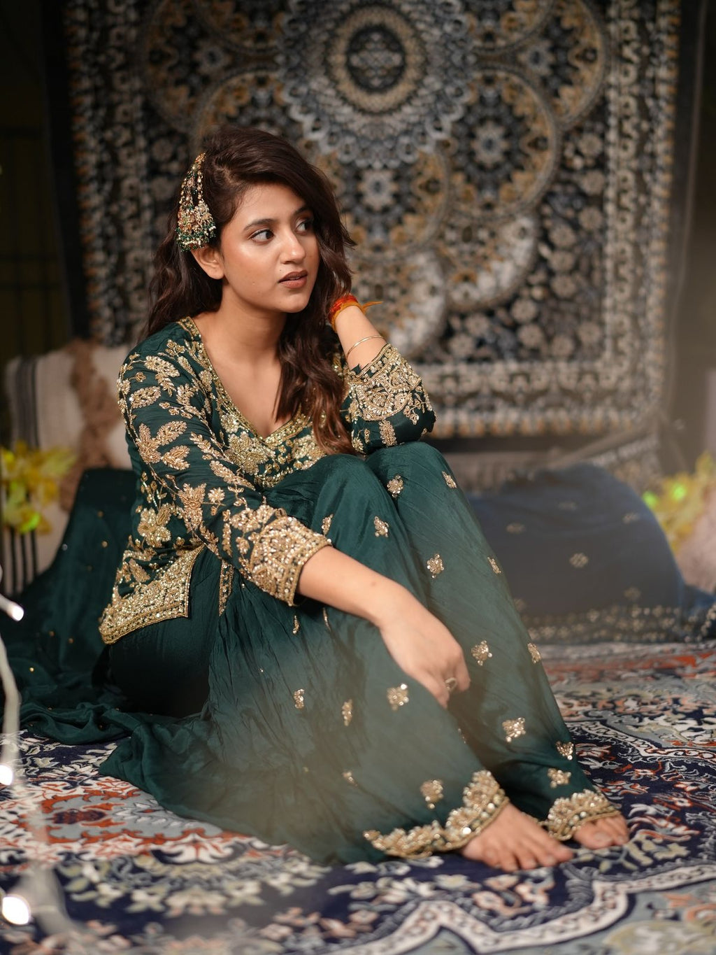 Bollywood Pakistani Style Kurti Plazzo