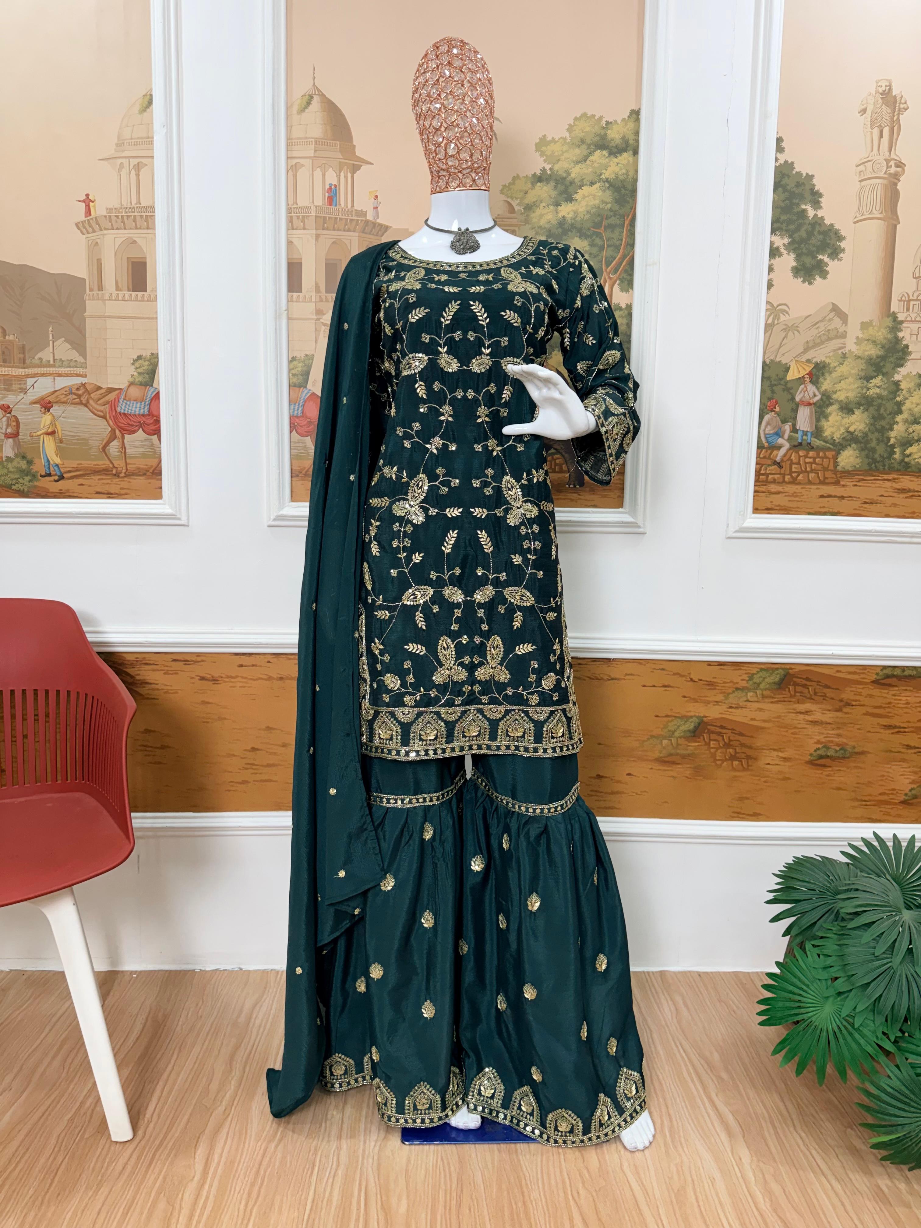 Bollywood Pakistani Style Kurti Plazzo