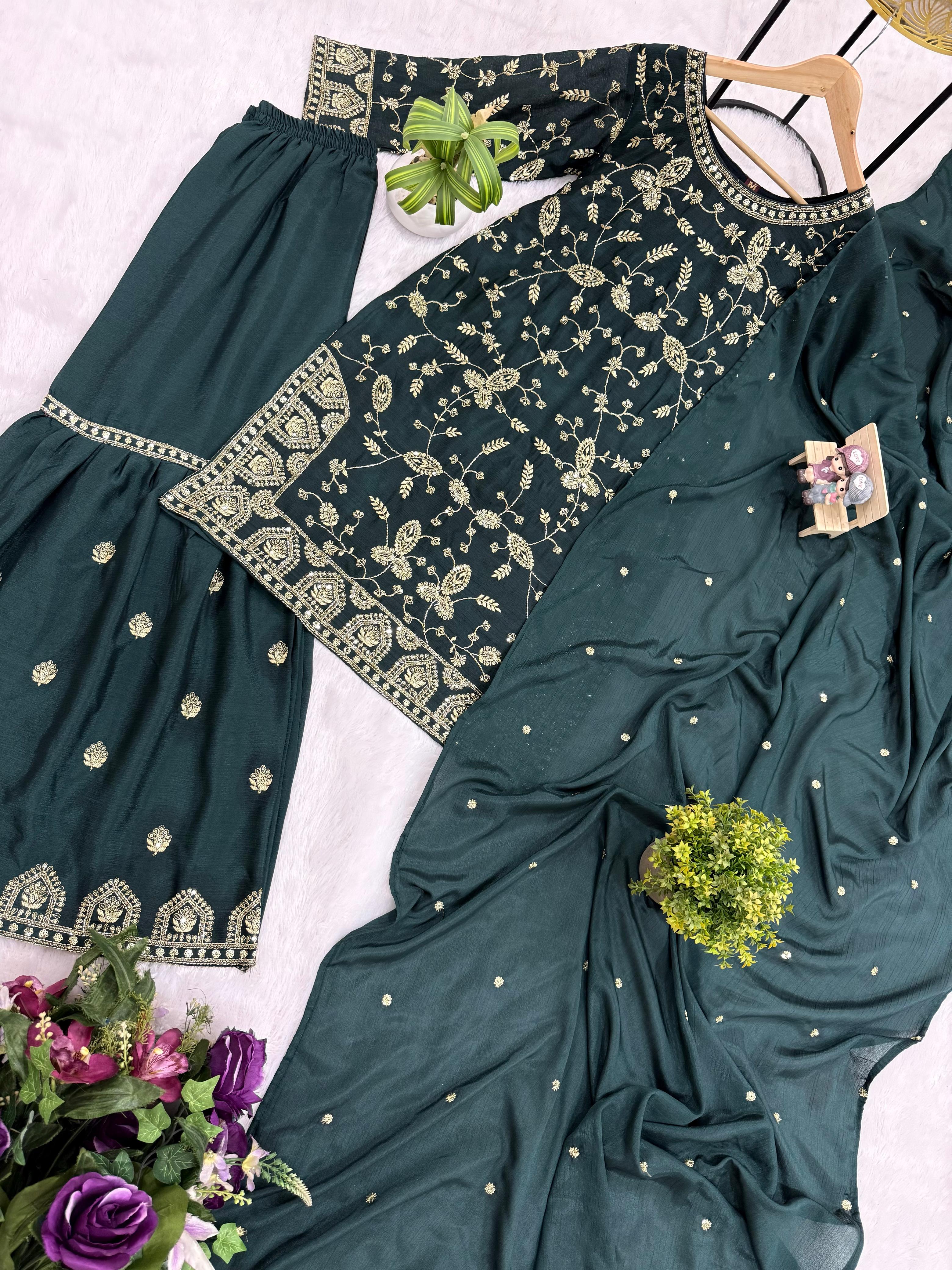 Bollywood Pakistani Style Kurti Plazzo
