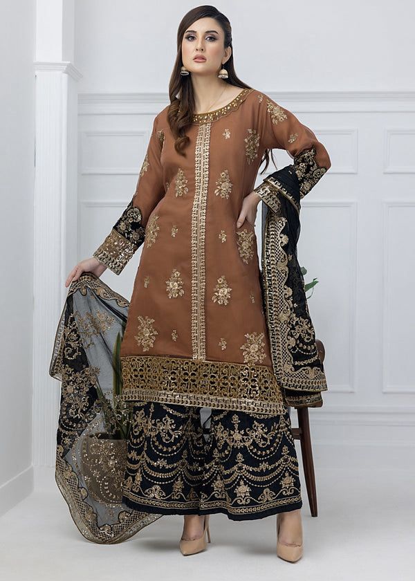 Pakistani Muslim Style Plazzo Set