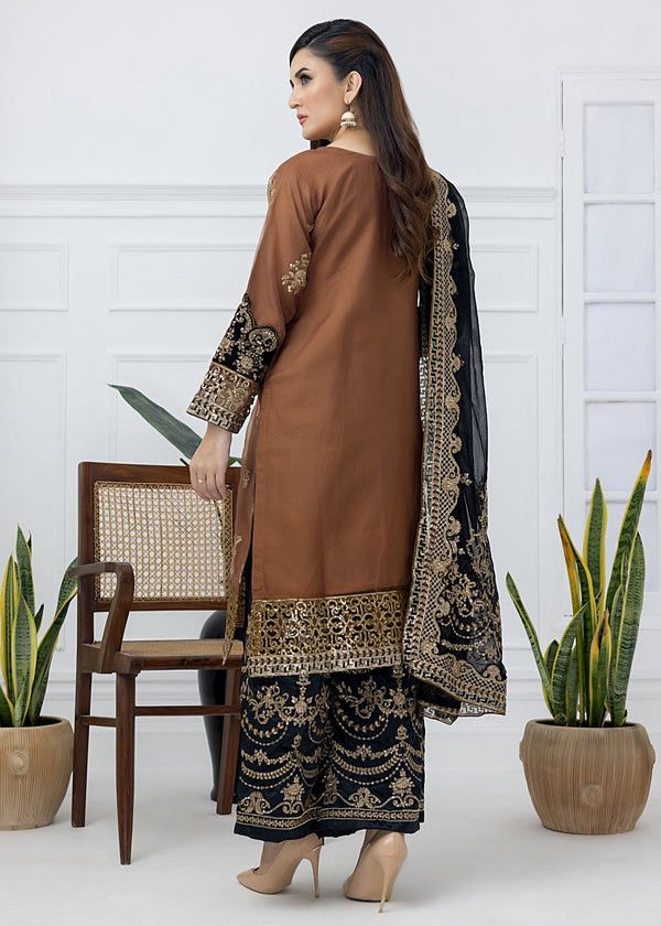 Pakistani Muslim Style Plazzo Set