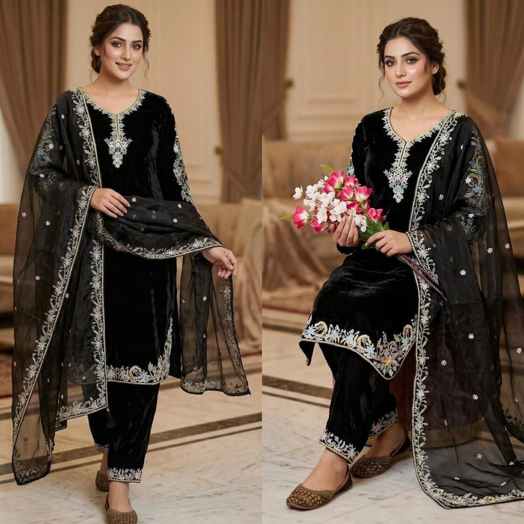 💥Launching New Designer Party Wear Look Top, pent and Dupatta👌❤️