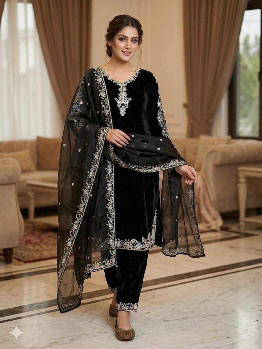 💥Launching New Designer Party Wear Look Top, pent and Dupatta👌❤️