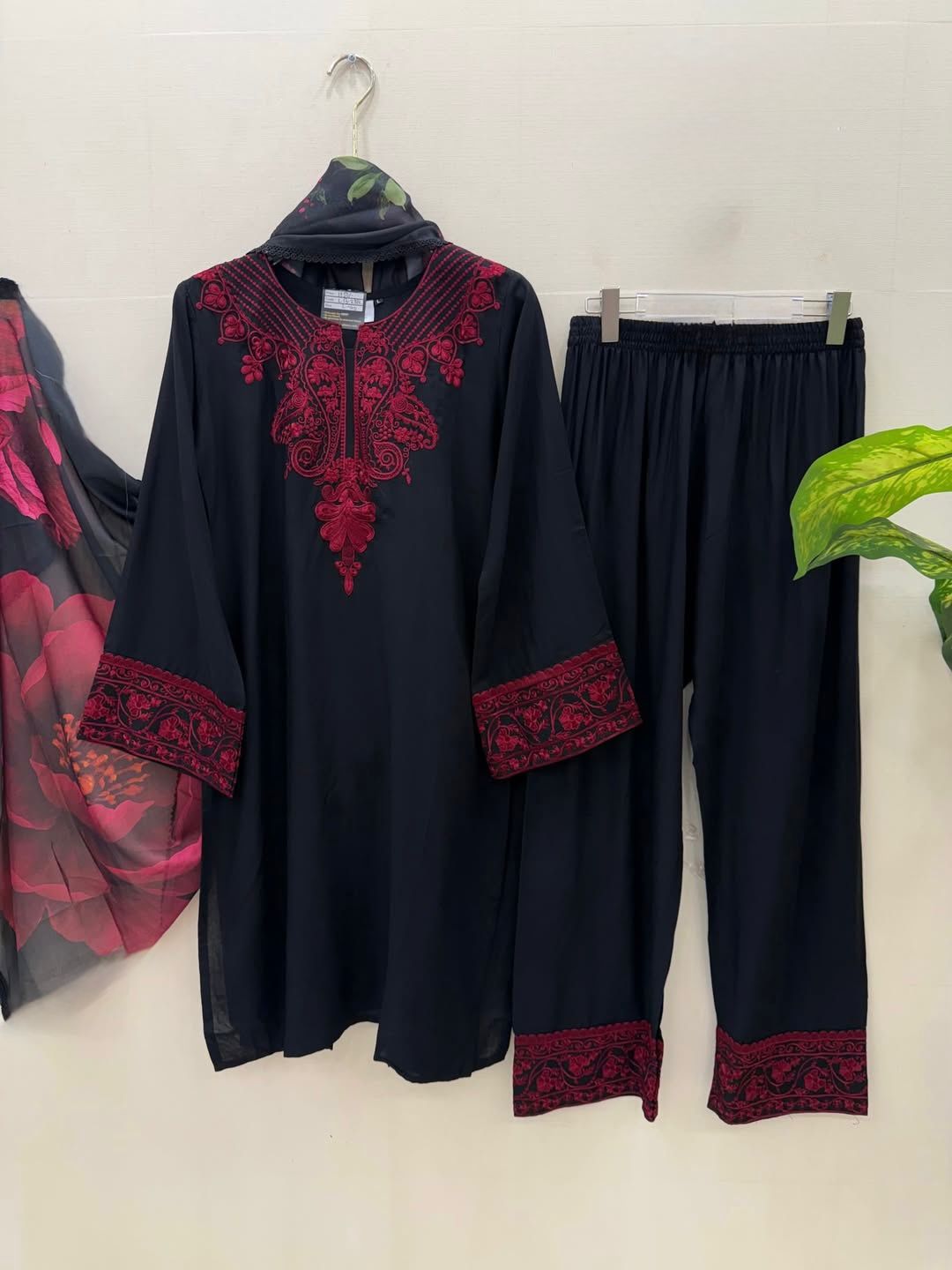 Exclusive 3-piece Top Pant Set – crafted for comfort, stitched with grace