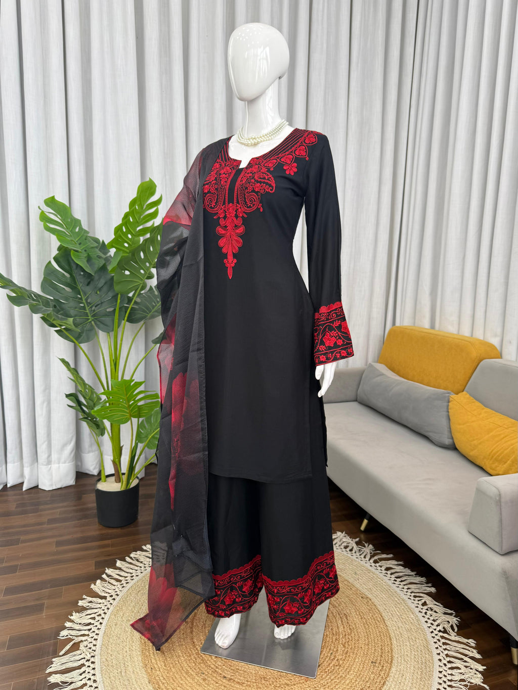 Exclusive 3-piece Top Pant Set – crafted for comfort, stitched with grace