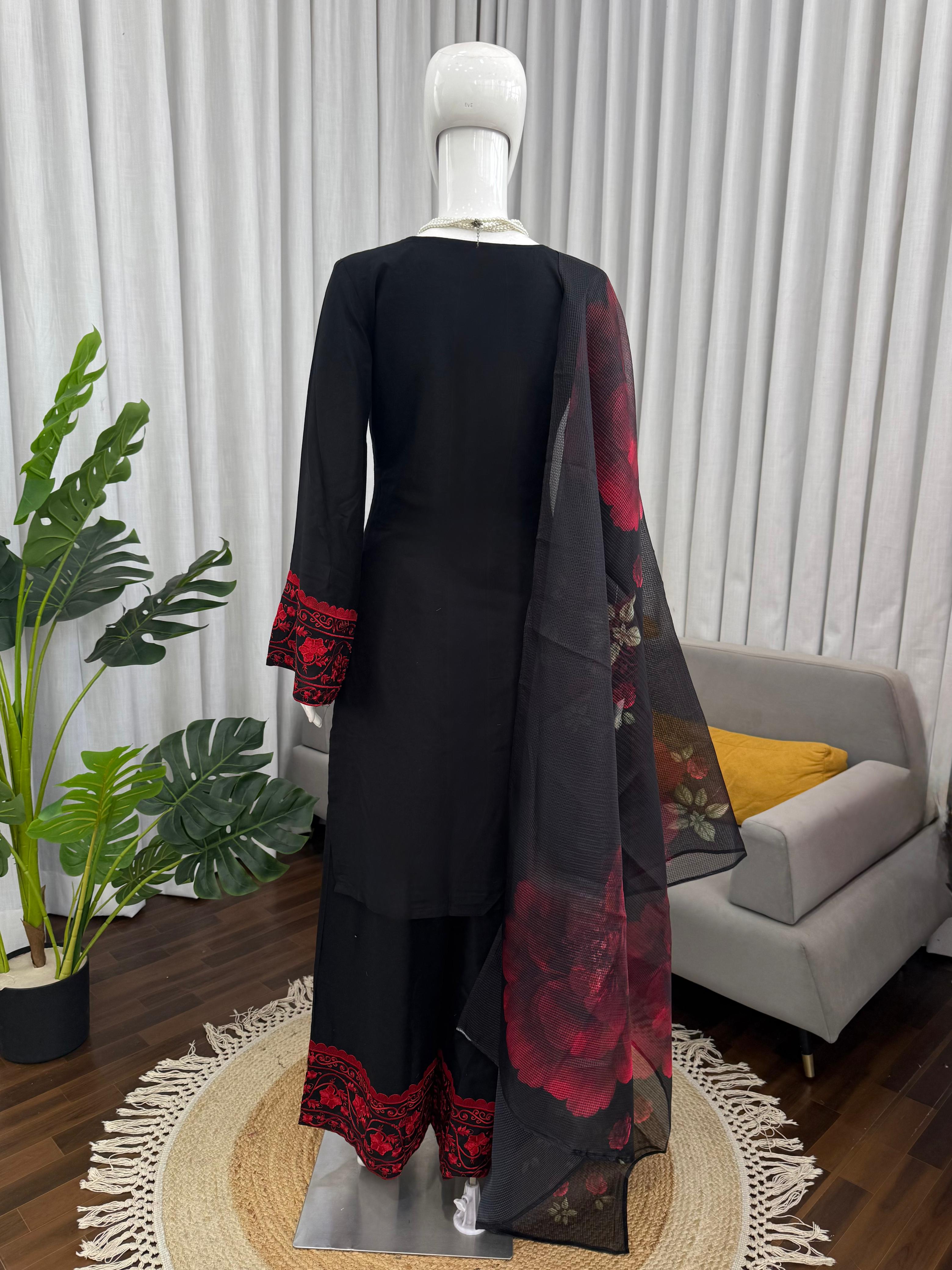 Exclusive 3-piece Top Pant Set – crafted for comfort, stitched with grace