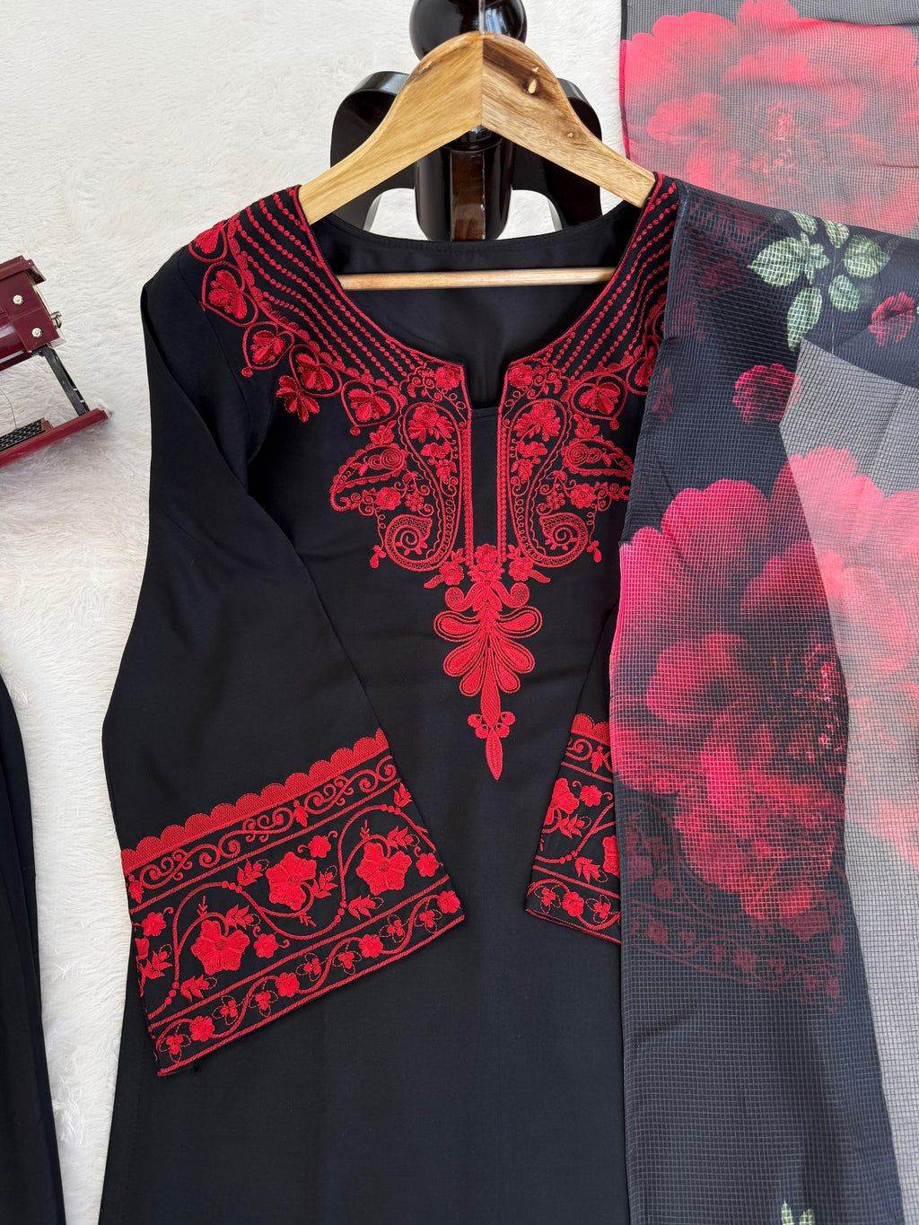 Exclusive 3-piece Top Pant Set – crafted for comfort, stitched with grace
