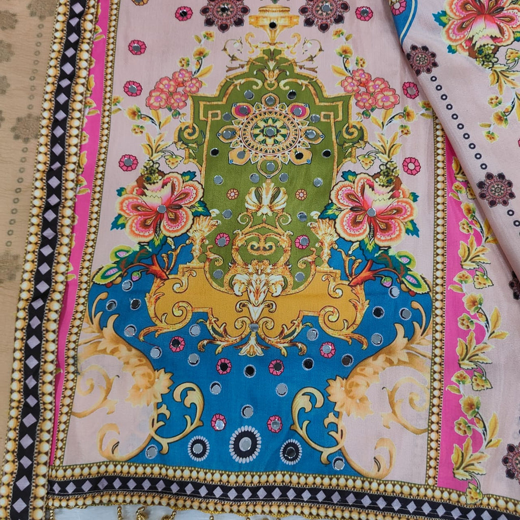 NOORI ANARKALI ROUND PLAZA SET