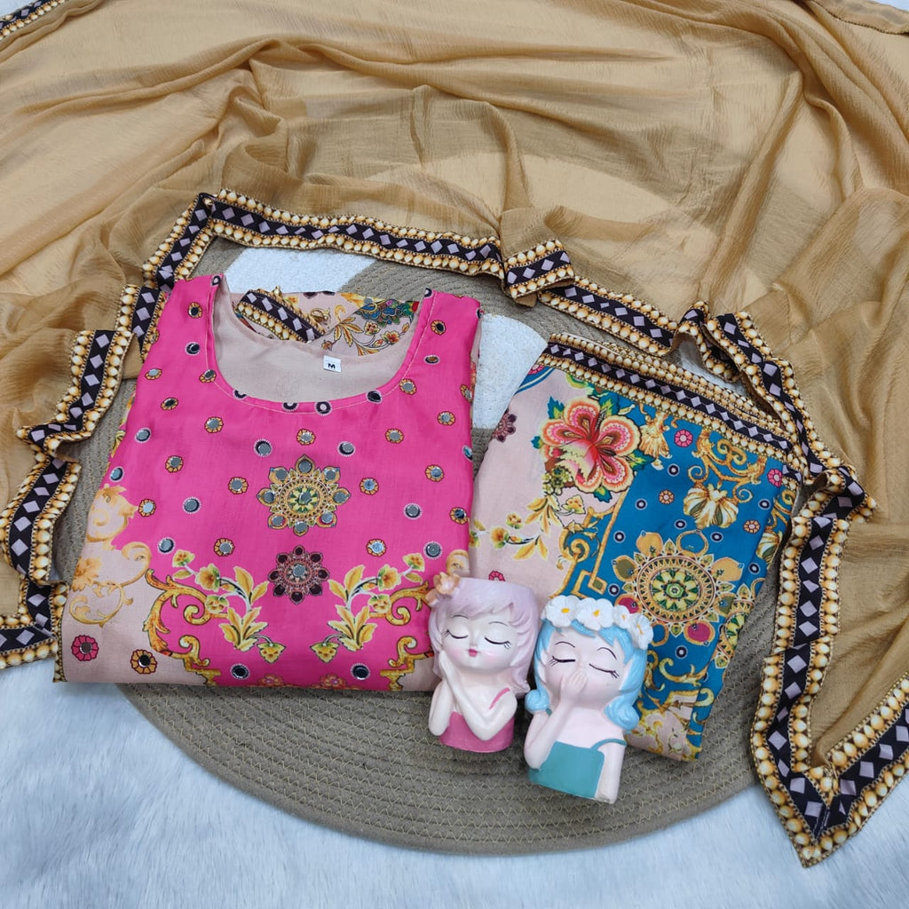 NOORI ANARKALI ROUND PLAZA SET
