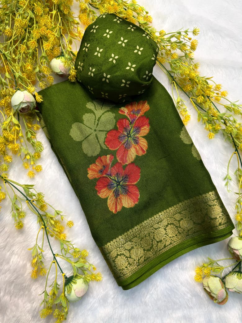 AJRAKH JEQURD VIEWING saree