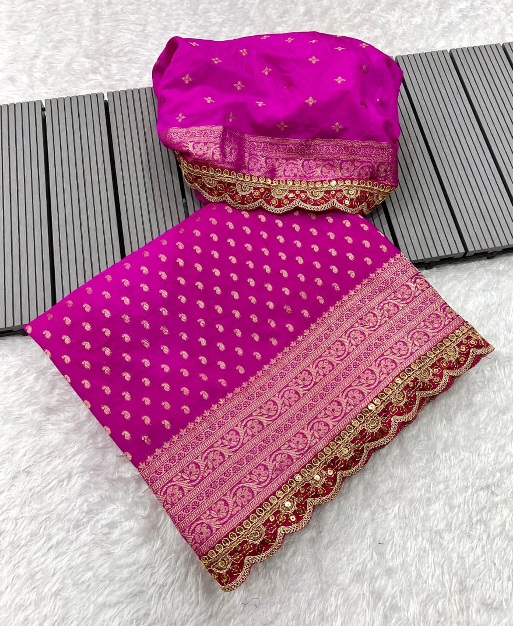 kanchi borders meets the tradition SARI