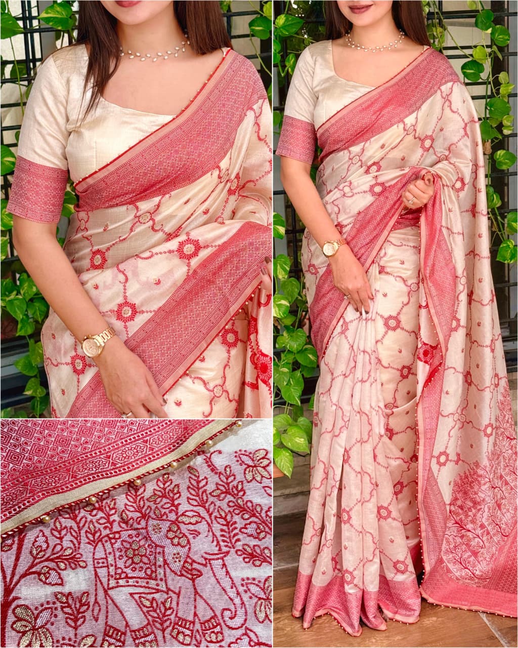 Tusser cotton SARI