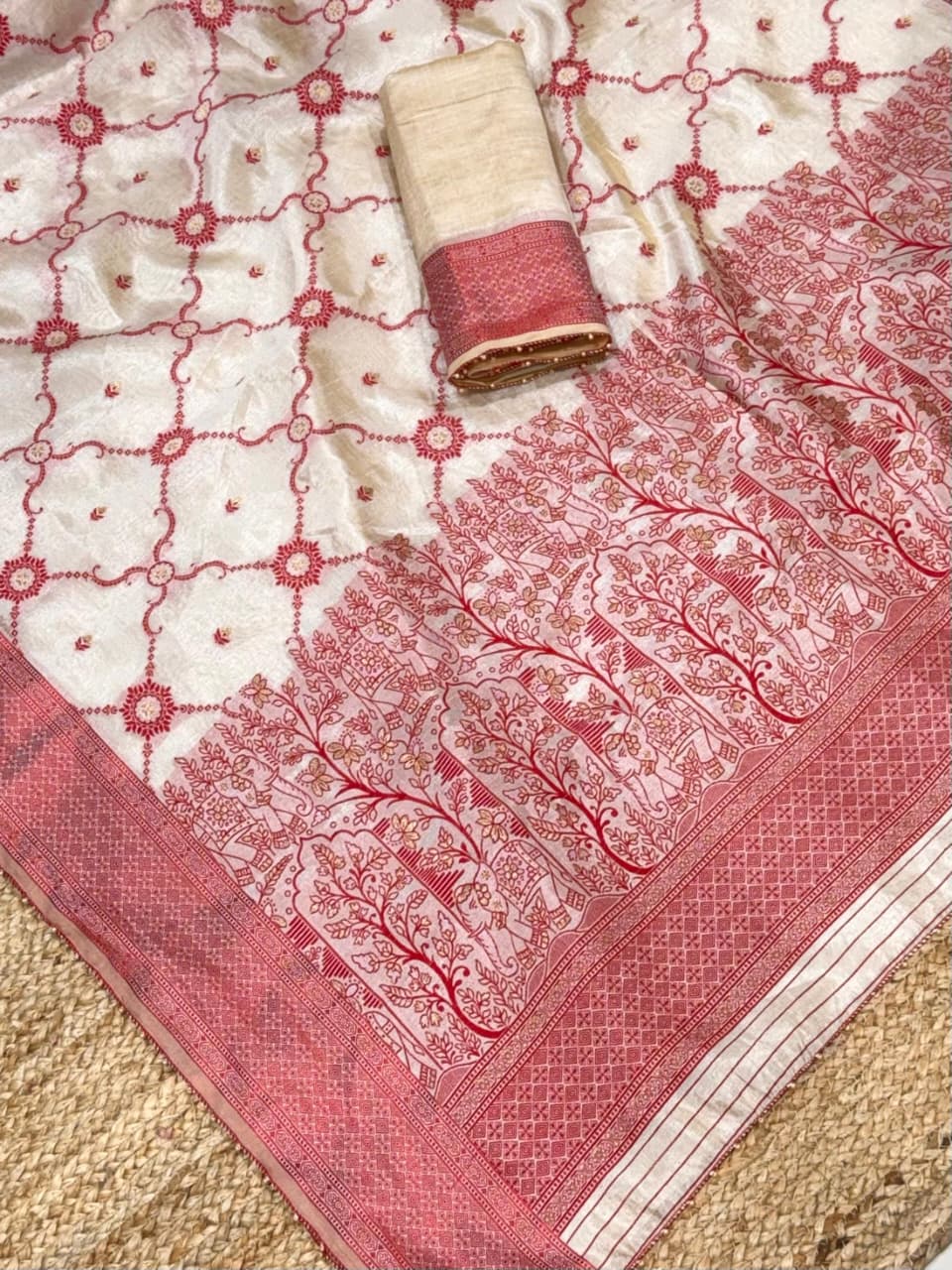 Tusser cotton SARI