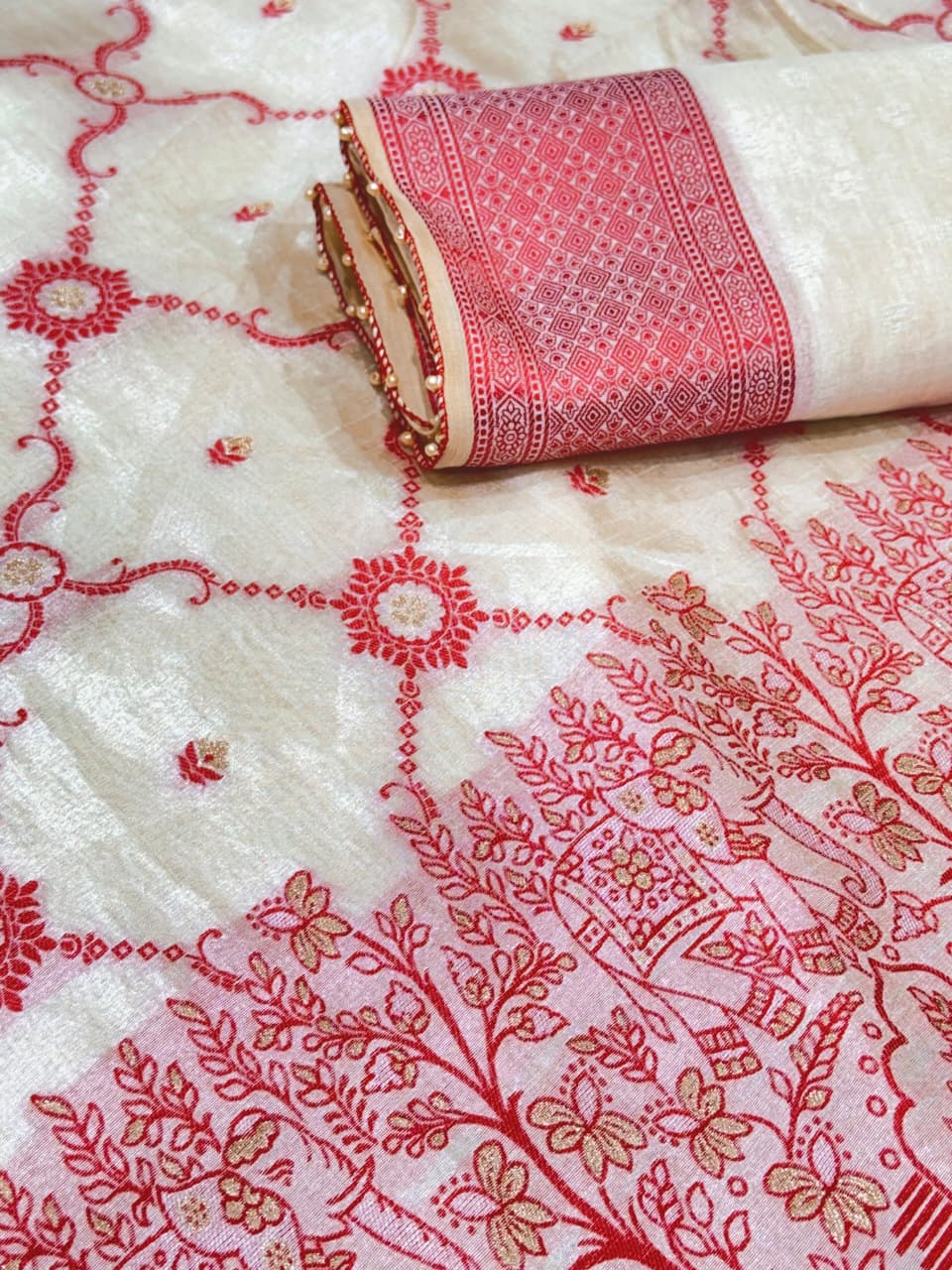 Tusser cotton SARI