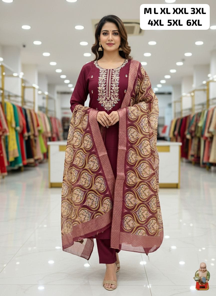Launching New Designers Kurti Pent Dupatta Set