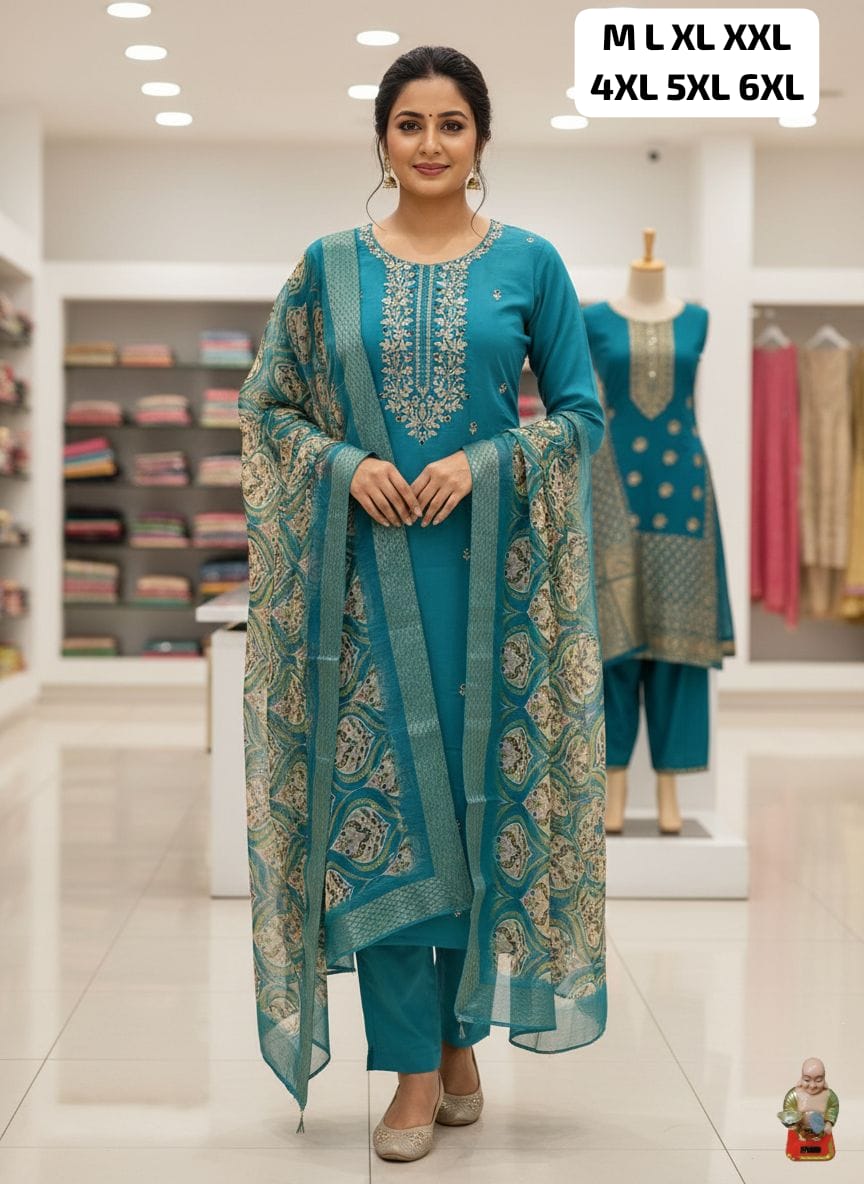 Launching New Designers Kurti Pent Dupatta Set