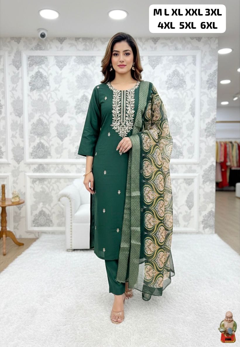 Launching New Designers Kurti Pent Dupatta Set