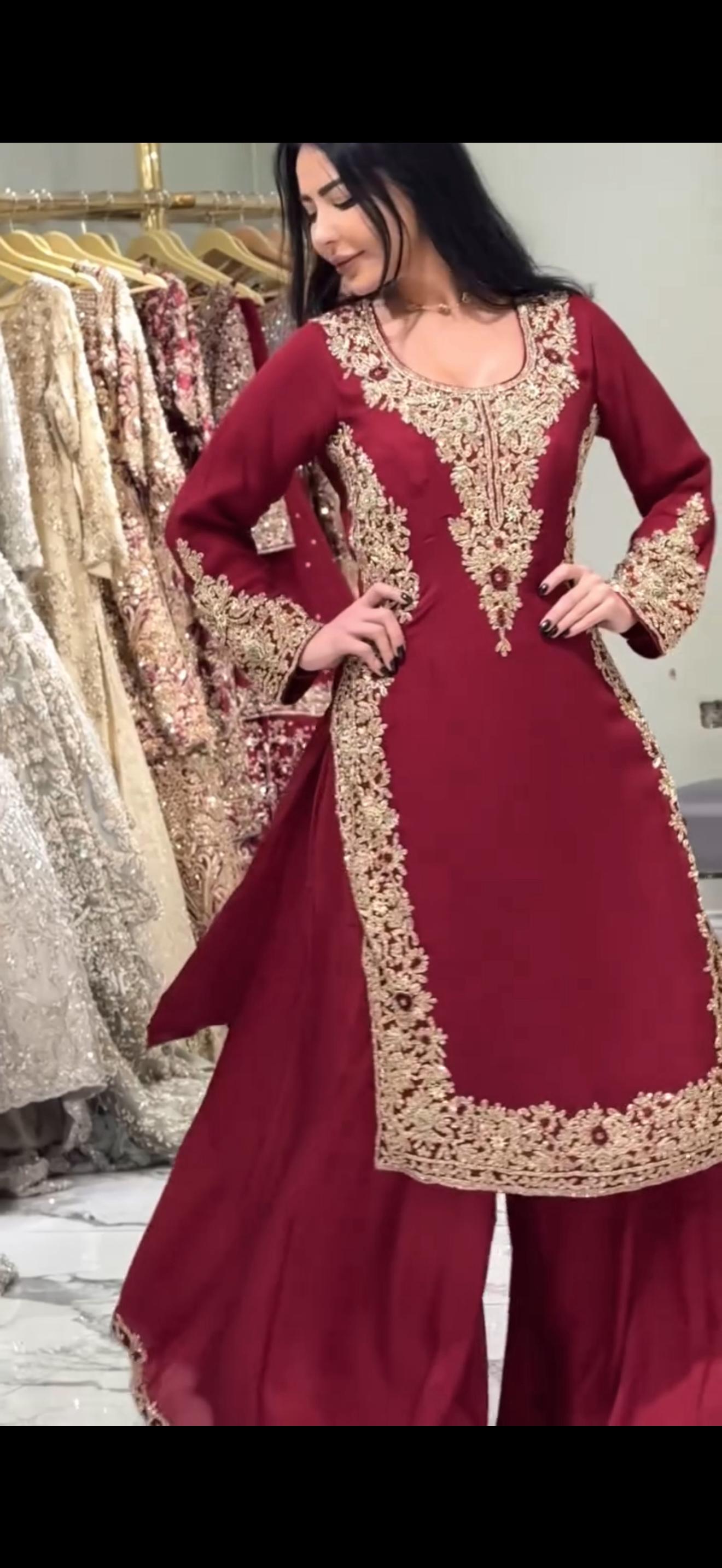 Designer Palzoo Set – Elegant Ethnic Wear