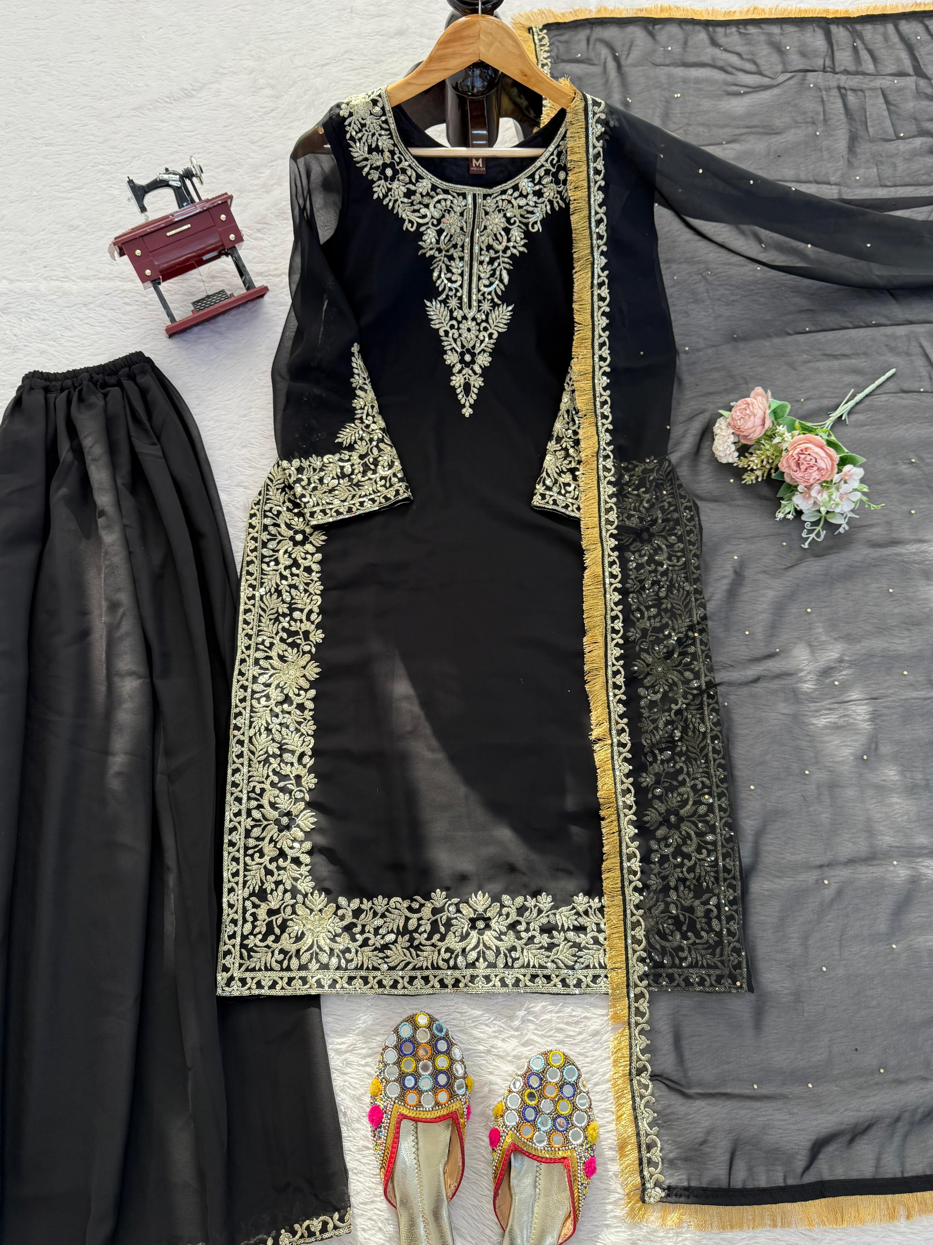 Designer Palzoo Set – Elegant Ethnic Wear