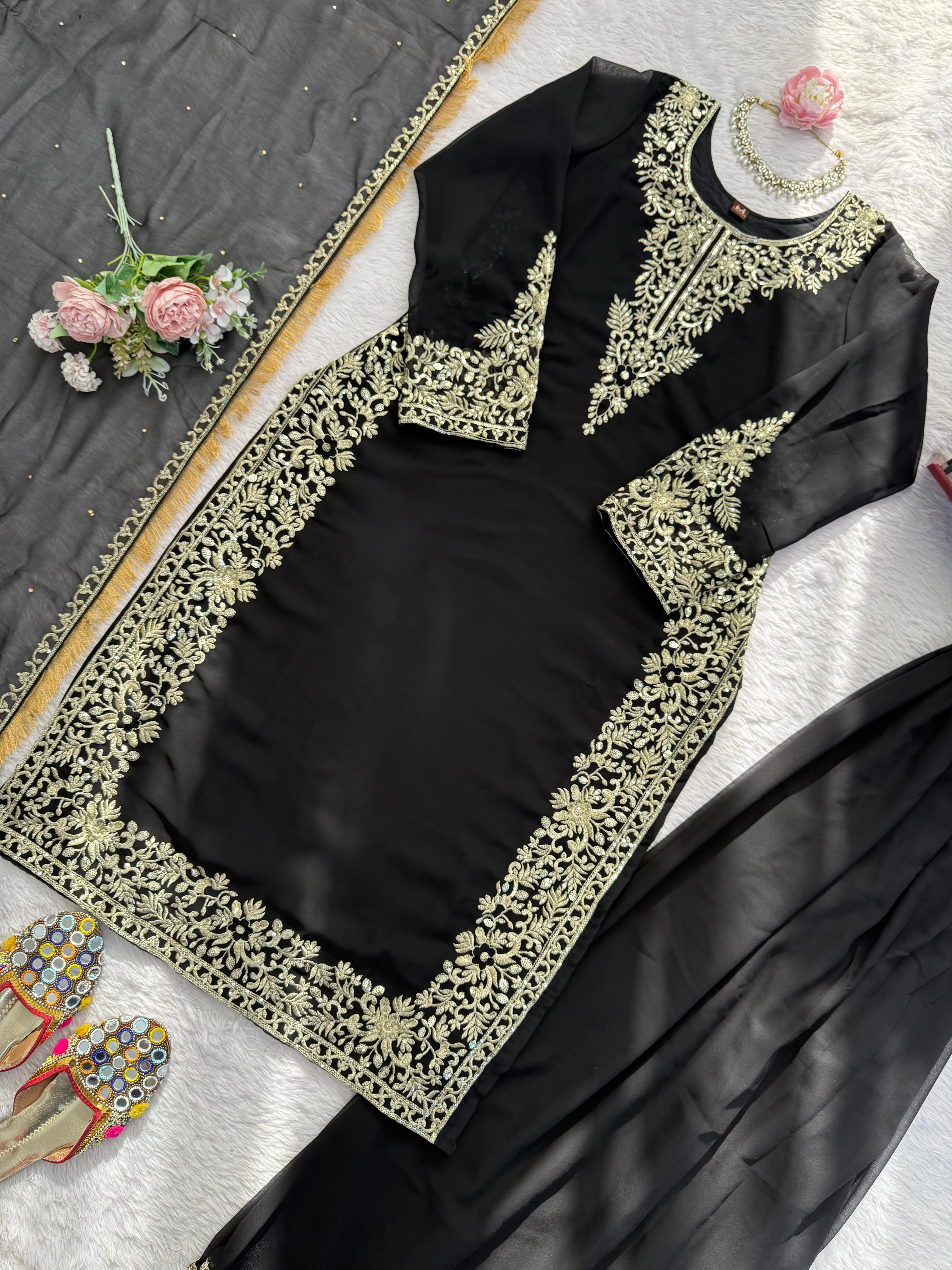 Designer Palzoo Set – Elegant Ethnic Wear