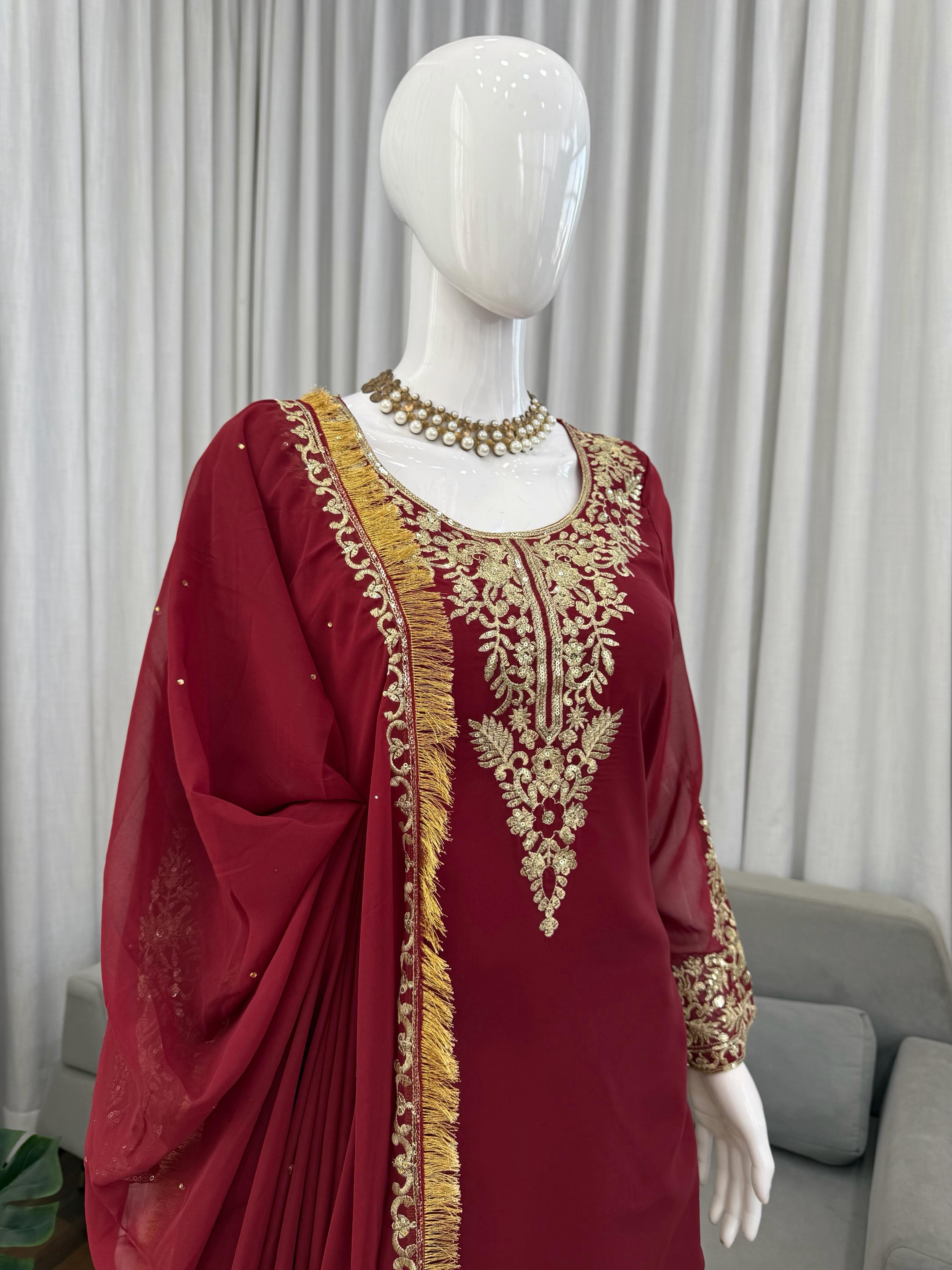 Designer Palzoo Set – Elegant Ethnic Wear