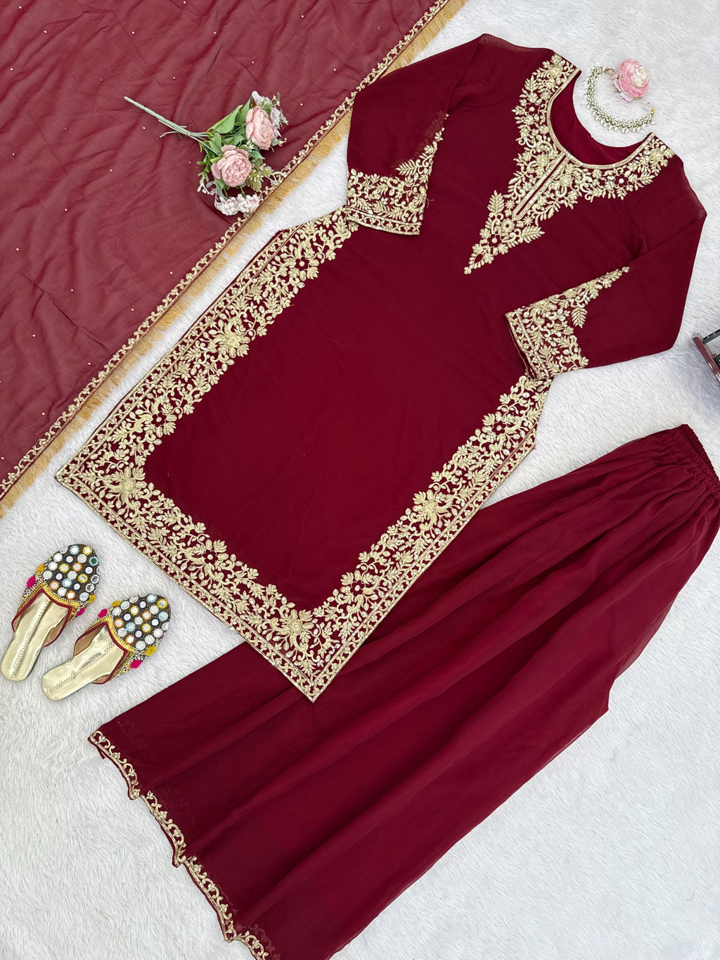 Designer Palzoo Set – Elegant Ethnic Wear